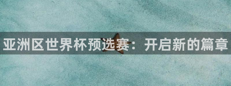 世界杯预赛赛程：亚洲区世界杯预选赛：开启新的篇章